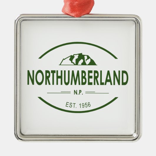 Northumberland National Park Metalen Ornament (Voorkant)