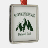 Northumberland National Park Metalen Ornament (Rechts)