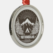 Northumberland National Park Metalen Ornament (Rechts)