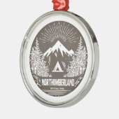 Northumberland National Park Metalen Ornament (Links)