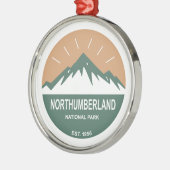 Northumberland National Park Metalen Ornament (Links)