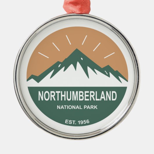 Northumberland National Park Metalen Ornament (Voorkant)