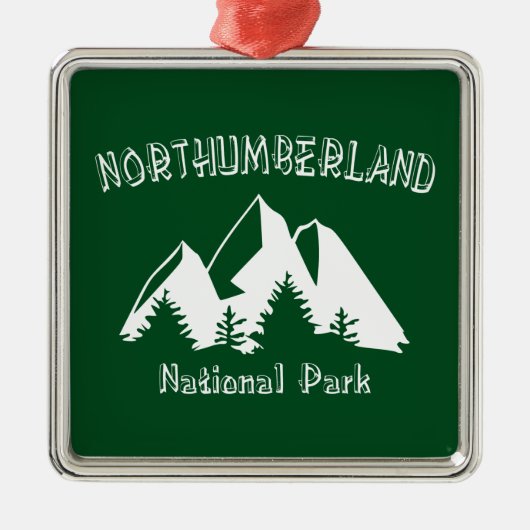 Northumberland National Park Metalen Ornament (Voorkant)