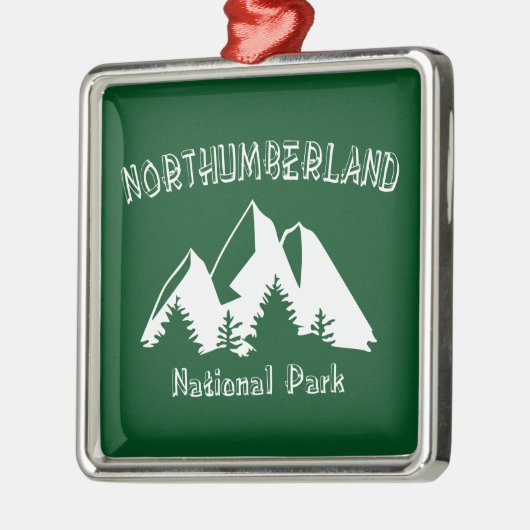 Northumberland National Park Metalen Ornament (Links)