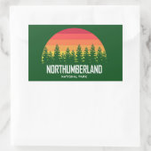Northumberland National Park Rechthoekige Sticker (Tas)