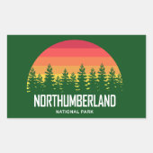 Northumberland National Park Rechthoekige Sticker (Voorkant)