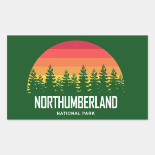 Northumberland National Park Rechthoekige Sticker