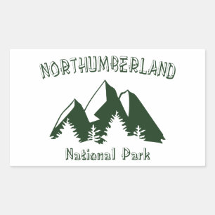 Northumberland National Park Rechthoekige Sticker