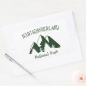 Northumberland National Park Rechthoekige Sticker (Envelop)