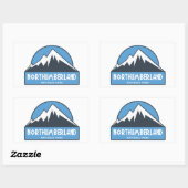 Northumberland National Park Rechthoekige Sticker (Vel)