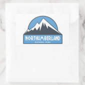 Northumberland National Park Rechthoekige Sticker (Tas)