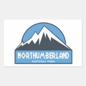 Northumberland National Park Rechthoekige Sticker (Voorkant)