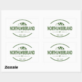 Northumberland National Park Rechthoekige Sticker (Vel)