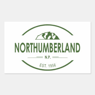 Northumberland National Park Rechthoekige Sticker
