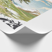 Northumberland National Park Sycamore Gap Tree Cadeaupapier (Hoek)