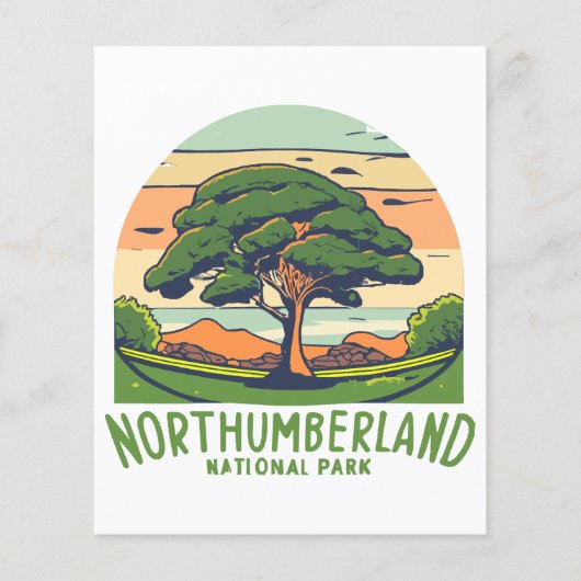 Northumberland National Park Sycamore Gap Tree Eng (Voorkant)
