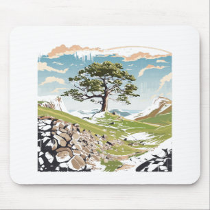 Northumberland National Park Sycamore Gap Tree Muismat