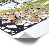 Northumberland National Park Sycamore Gap Tree Poster (Hoek)