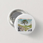 Northumberland National Park Sycamore Gap Tree Ronde Button 3,2 Cm (Voorkant /achterkant)