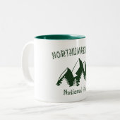 Northumberland National Park Tweekleurige Koffiemok (Voorkant links)