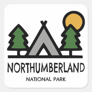 Northumberland National Park Vierkante Sticker