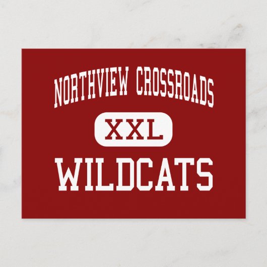 Northview Crossroad - Wildcats - Grote Rapids Briefkaart (Voorkant)