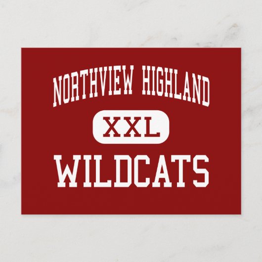 Northview Highland - Wildcats - Grand Rapids Briefkaart (Voorkant)