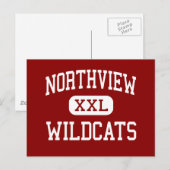 Northview - Wildcats - High - Grand Rapids Briefkaart (Voorkant / Achterkant)