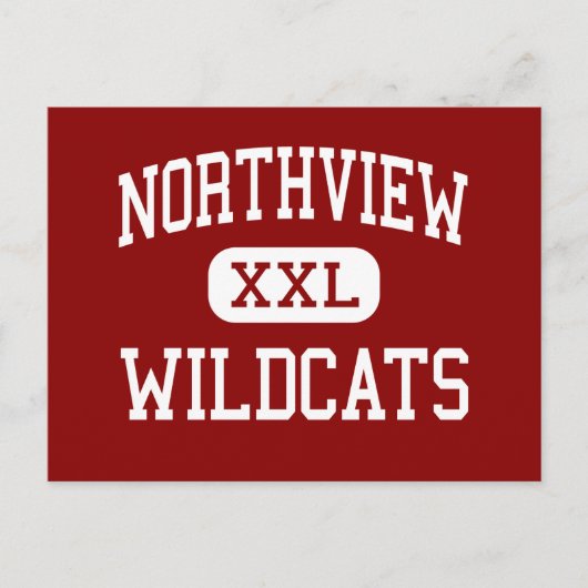 Northview - Wildcats - High - Grand Rapids Briefkaart (Voorkant)