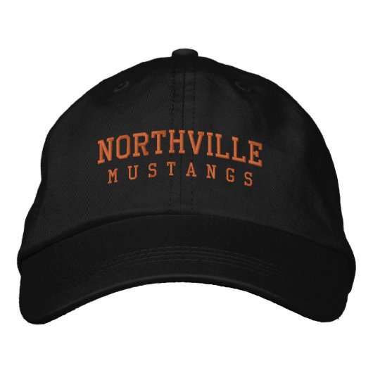 Northville High School Geborduurde Baseball Hat Pet (Voorkant)