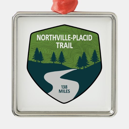 Northville-Placid Trail Metalen Ornament (Voorkant)