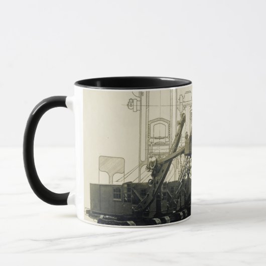 Northwest Crane and Shovel  met tekeningen Mok (Links)