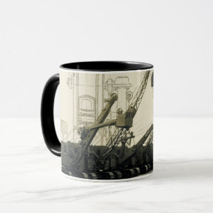 Northwest Crane and Shovel  met tekeningen Mok