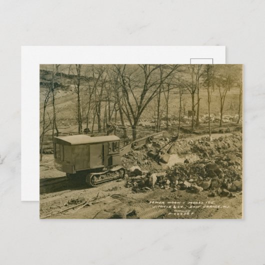 Northwest Crane and Shovel OPERATING ENGINEER 14 Briefkaart (Voorkant / Achterkant)