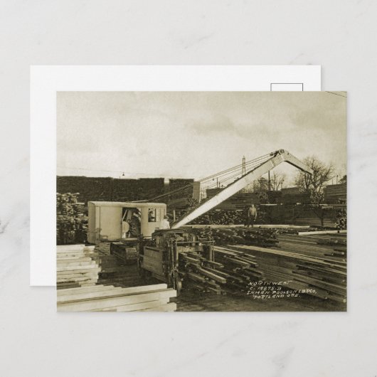 Northwest Crane and Shovel OPERATING ENGINEER 15 Briefkaart (Voorkant / Achterkant)