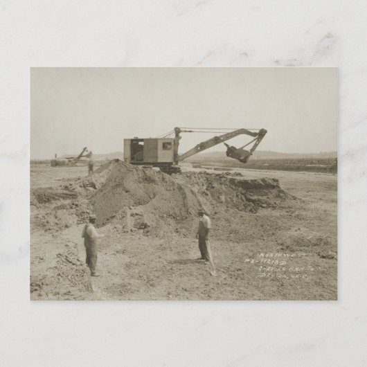 Northwest Crane and Shovel OPERATING ENGINEER 16 Briefkaart (Voorkant)