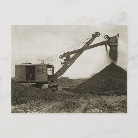 Northwest Crane and Shovel OPERATING ENGINEER 18 Briefkaart (Voorkant)