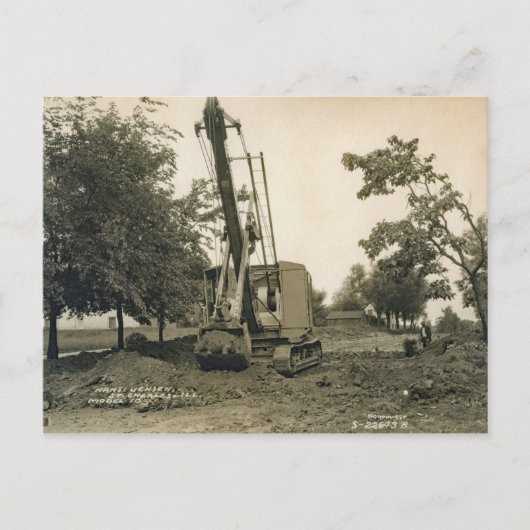 Northwest Crane and Shovel OPERATING ENGINEER 19 Briefkaart (Voorkant)