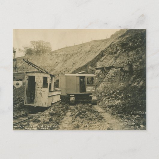 Northwest Crane and Shovel OPERATING ENGINEER 20 Briefkaart (Voorkant)