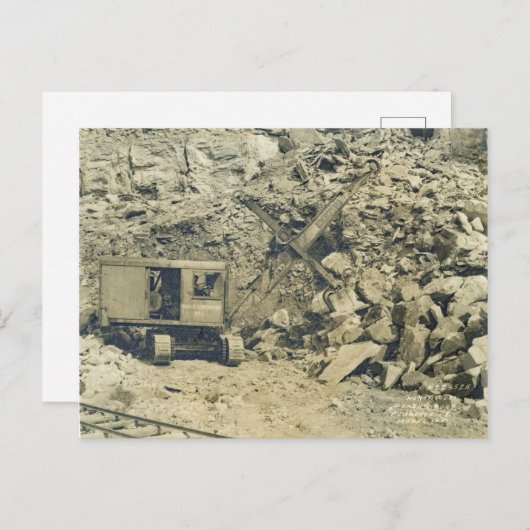 Northwest Crane and Shovel OPERATING ENGINEER 21 Briefkaart (Voorkant / Achterkant)