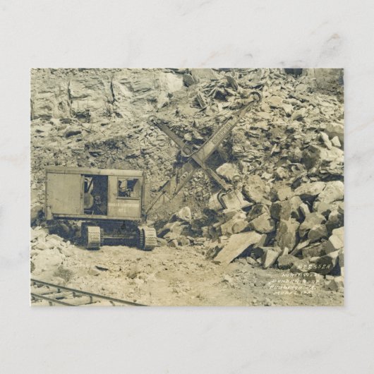 Northwest Crane and Shovel OPERATING ENGINEER 21 Briefkaart (Voorkant)