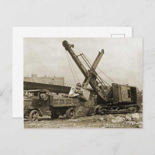 Northwest Crane and Shovel OPERATING ENGINEER 23 Briefkaart (Voorkant / Achterkant)