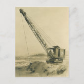 Northwest Crane and Shovel OPERATING ENGINEER 25 Briefkaart (Voorkant)