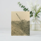 Northwest Crane and Shovel OPERATING ENGINEER 28 Briefkaart (Staand voorkant)