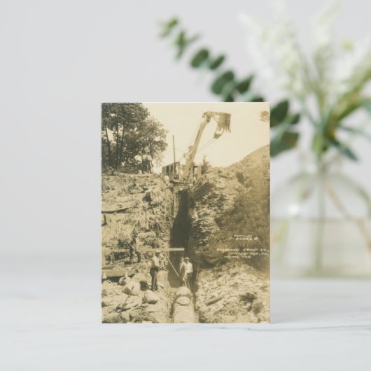 Northwest Crane and Shovel OPERATING ENGINEER 29 Briefkaart (Staand voorkant)