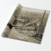 Northwest Crane and Shovel OPERATING ENGINEER 30 Cadeaupapier (Uitgerold)