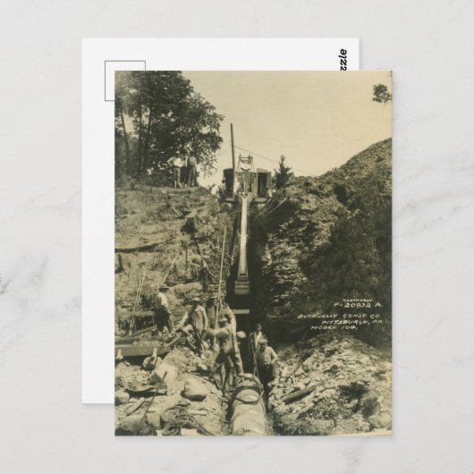 Northwest Crane and Shovel OPERATING ENGINEER 31 Briefkaart (Voorkant / Achterkant)