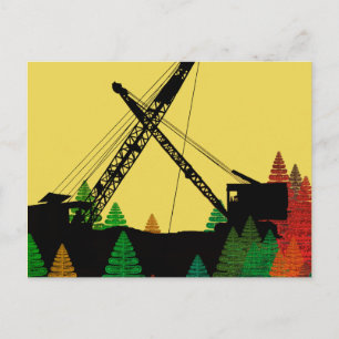 Northwest Crane and Shovel OPERating ENGINEER art. Briefkaart