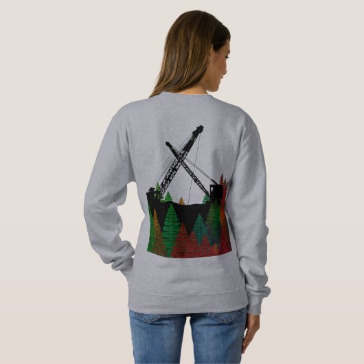 Northwest Crane and Shovel OPERating ENGINEER art. Trui (Achterkant volledig)