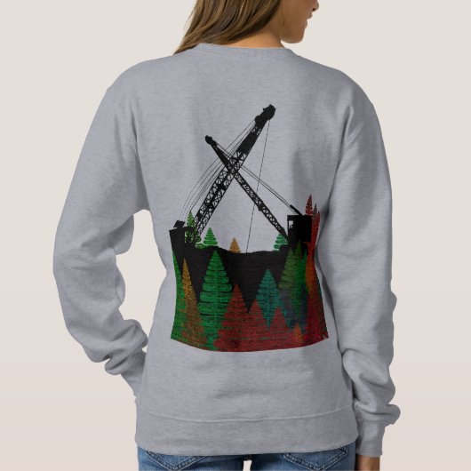 Northwest Crane and Shovel OPERating ENGINEER art. Trui (Achterkant)